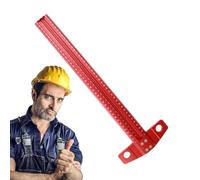 Équerre de disposition du bois de type T - Règle de mesure de marquage de précision, outil de traceur de charpentier | Guide à bord droit pour un dessin précis au trait, instrument professionnel de