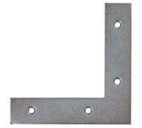 Equerre de fenêtre bouts carrés acier zingué Jardinier Massard - Dimensions 12 x 12 cm