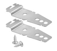 Équerre de fixation pour lave-vaisselle - Clip de fixation en métal de 20 cm - Angle de montage fixe - Support de montage stable pour plaque de cuisine, appareil électroménager - Kit d'installation