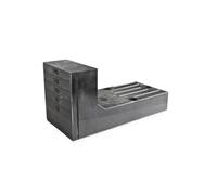 Equerre de fixation TRAWIK PU 60-140mm pour déport de garde corps en tableau et façade, rail de volet coulissant, gond de volet (ITE)