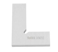 Équerre de Machiniste, équerre de Charpentier Durable de Haute Précision Facile à Tracer 50 X 40 Mm à Angle Droit pour le Marquage