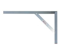 Equerre de maçon - TALIAPLAST - 1000 x 600 mm - Aluminium - Section 50 x 15 mm - Profilé soudé, embouts plastique