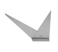 Equerre de mécanicien, Equerre de mécanicien 30 45 90 120 degrés avec base, Equerre à onglet 45 degrés en acier carbone DIN 875/2 Règle d'angle standard, 110x59mm