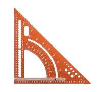 Équerre de menuiserie en aluminium, règle triangulaire ergonomique, petit et grand carré de construction avec construction durable, outil de charpentier, accessoire de travail du bois avec design