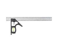 Équerre de Menuiserie,Règle de Traçage pour Chevrons - Outil d'Équerre Ajustable en Acier Inoxydable - pour les Bricoleurs et Professionnels du Bois, de l'Électricité et du Métal