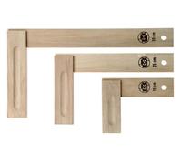 Équerres de menuisier L.350mm hêtre blanc av.rainure creuse ECE Quantité:1