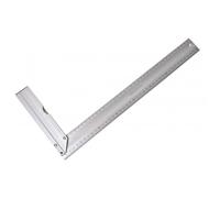 Équerre de menuisier en aluminium 350 mm avec niveau à bulle intégré