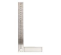 Equerre de menuisier en métal - Double graduation - Cogex