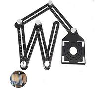 Équerre de menuisier, Localisateur de trous de carrelage réglable et pliable, règle à angles multiples, Guide de perçage, taille 31x5.5x2.6cm