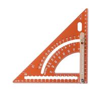 Équerre De Menuisier Outil,Règle Triangulaire En D'Aluminium Avec Confort Ergonomique Pour Charpenterie | Rapporteur d'Équerre de Menuisier | Pour Artisans Amateurs Femmes Constructeurs
