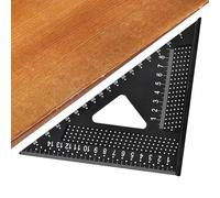 Équerre de Menuisier,Règle de mesure triangulaire | Équerre Triangulaire de Grande Précision à Double Échelle pour Menuiserie, Traçage et Charpenterie