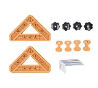 Équerre de Positionnement 45 Degrés ABS, Outil de Traçage Précis pour Travail du Bois - Angle Droit Fiable, Fixation Stable, Usage Polyvalent