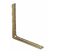 Équerre de tablette à congé - acier zingué bichromaté - longueur 160 mm BOURGEOIS FRERES