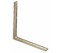 Équerre de tablette à congé - acier zingué bichromaté - longueur 250 mm BOURGEOIS FRERES