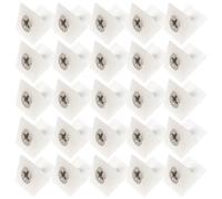 Équerre de Tiroir 106 Pièces Blanc en Plastique | Renfort D’angle Inférieur, Fixation Simple, Résistance à L’usure, pour Fond Affaissé et Mobilier