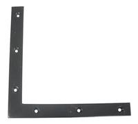 Equerre découpée fraisée - AFBAT - 25x4 - Acier - 90° - Noir