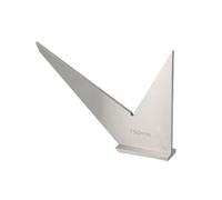 Equerre double onglet à chapeau acier 150mm - WILMART - 137203