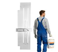 Équerre Drywall | Outil De Menuiserie Réglable Avec Échelle Graduée,Règle À Niveau Et Marquage Pour Plaques De Plâtre,Pour Agencement, Ingénierie, Charpente, Mesurage, Meuble, Ébénisterie, Et