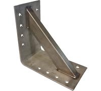 Équerre en acier inoxydable 180x180x90mm renforcée 5mm Équerre de construction lourde Fixation