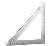 Équerre en acier inoxydable découpée avec précision pour transfert d'angle reproductible dans les processus d'ébénisterie et d'encadrement (B)