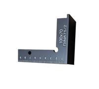 Équerre en aluminium avec siège de précision 90 degrés Règle à angle droit Bloc de positionnement Outil à main pour utilisation en laboratoire Travail du bois Outil à angle droit