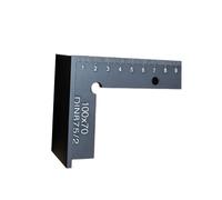 Équerre en aluminium avec siège de précision 90 degrés, règle à angle droit, bloc de positionnement outil à main pour utilisation en laboratoire, outil de mesure de travail des métaux