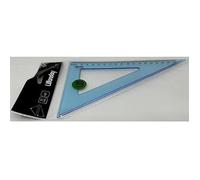 Équerre en plastique incassable - WONDAY - 60° - 21 cm - Graduation 18 cm