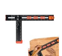 Équerre en T | Outils pour le Travail du Bois Réglables,Modèle Pour Perçage De Montage D'armoire Règle En T - Pour Perçage, Découpe, Positionnement, Tracé, Installation Portes Et