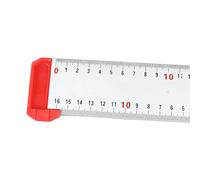 Équerre en T réglable 600 mm, 2 en 1, règle d'angle réglable, règle de marquage de type T pour le travail du bois, construction, alliage d'aluminium robuste, argent, 60 cm