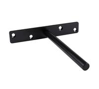 équerre étagère Invisible, Support Etagere en Fer, Fixation Etagere Murale Equerre Charge Lourde - 4 Pièces