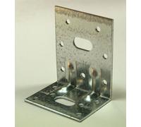 Equerre galvanisée réglable Alberts - Dimensions 77 x 64 x 50 mm