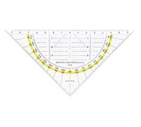 Aristo AR1552 Triangle 45° polyméthacrylate de méthyle (PMMA) Transparent 1 pièce(s)