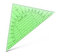 Equerre géométrique Aristo 14cm flexible incassable vert, Règles
