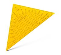 Equerre géométrique Aristo 14cm Règle flexible incassable orange