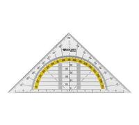 Equerre géométrique, hypoténuse: 140 mm