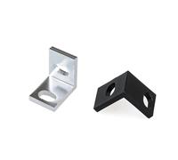 Equerre Inox Lot de 8 connecteurs d'angle universels simples/doubles/triples for profilés en aluminium série 20(Single Hole Black)