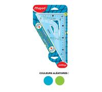 Équerre - MAPED - 2 en 1 - 60° et 45° - Plastique - Incassable