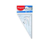 Equerre - MAPED - Geometric - 60 degrés - 21 cm - Plastique transparent