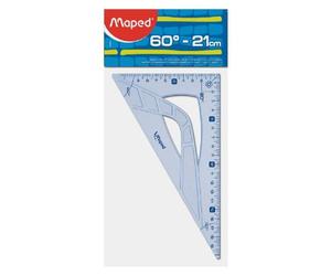 Equerre maped geometrique en plastique recicle 60 hypotenuse 21cm
