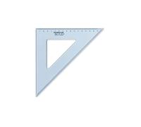 Staedtler Équerre Mars 567 – Plastique bleu transparent 16 cm 45°/45° scolaire