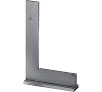 Équerre mécanique de précision DIN 875/GG-2, avec ailes extensibles, idéale pour les mesures et les alignements dans les travaux de menuiserie et de métallurgie.