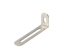 Equerre Metal Lot de 10 supports d'angle réglables noirs et argentés, adaptés aux meubles, étagères anti-basculement, accessoires quincaillerie(Silver 10pcs)