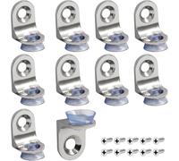 Equerre Metal Lot de 20/50 goujons support à ventouse for étagères en verre et bois, fixations for armoires fixes cloisons(20PCS 3.0mm)