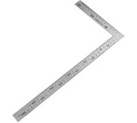 Equerre Metal Menuisier Inoxydable Règle Carrée 150×300mm Angle droit de 90 degrés pour Charpentier, Ingénieur, Artisan, Couvreur