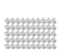 Equerre Metal Supports d'étagères Piquets Armoire Bibliothèque fixe Planche de verre en bois Support meubles(50PCS)