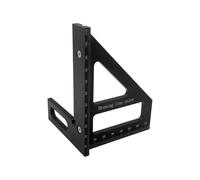 Équerre multifonction en aluminium avec prise sécurisée, A | Outil d ' angle fixe pour un marquage précis lors des tâches de construction et d ' encadrement, doté d ' une prise en