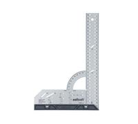 Equerre multifonction - WOLFCRAFT - 300 mm - Angle et niveau - Gris et noir