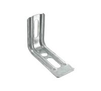 Equerre nervurée droite galva épaisseur 1.5mm dimensions 70x70x30mm - SIMPSON - END70/1.5