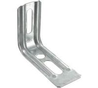 Equerre nervurée droite galva épaisseur 1.5mm dimensions 70x70x30mm - SIMPSON - END70/1.5