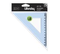 Wonday Équerre plastique incassable 45° 21 cm